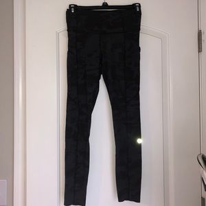 COPY - Black camo fast and free lululemon leggings